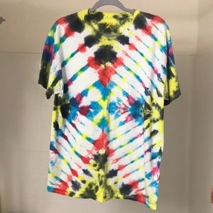 Diamond ice tie dye